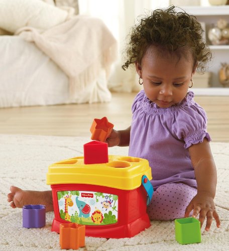 Fisher-Price 费雪 宝宝早教玩具启蒙积木盒