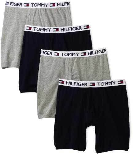 TOMMY HILFIGER 男士四角紧身内裤4条装