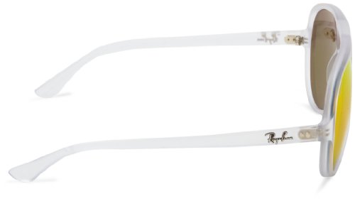 RAY-BAN 雷朋 0RB4125 Cats 5000系列 透明框炫闪镜片太阳镜   