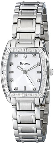 Bulova 宝路华 96R162 镶钻 珍珠母贝表盘 女士石英腕表