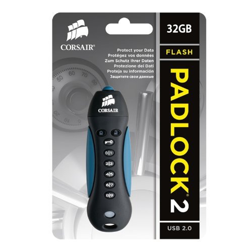 Corsair 海盗船 Padlock 2 USB2.0硬件加密闪存盘 32G