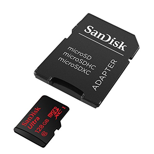 SanDisk闪迪 Ultra 128GB Micro SD存储卡带适配器