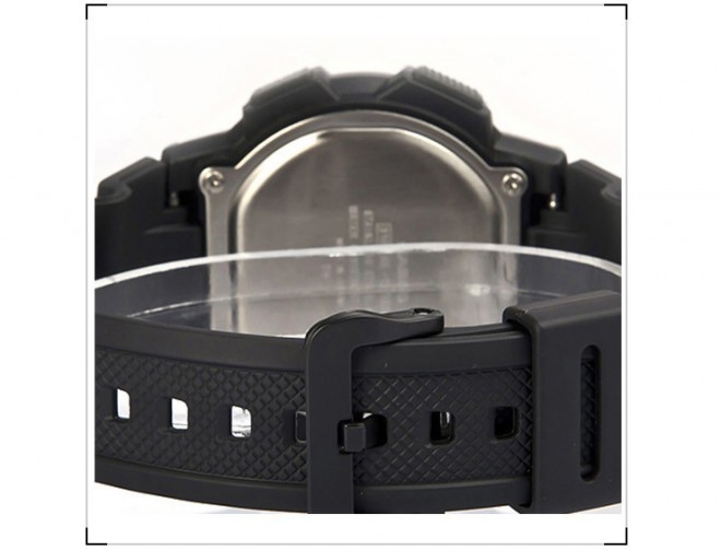 Casio 卡西欧ATANDARD DIGITAL系列世纪地图休闲树脂电子男表 AE-1000W-1BVDF
