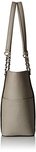 Calvin Klein SaffiaNo 女款拼色真皮手袋