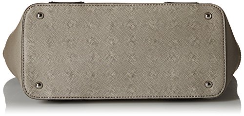 Calvin Klein SaffiaNo 女款拼色真皮手袋