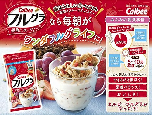 日本 Calbee 卡乐比 水果谷物麦片 380g