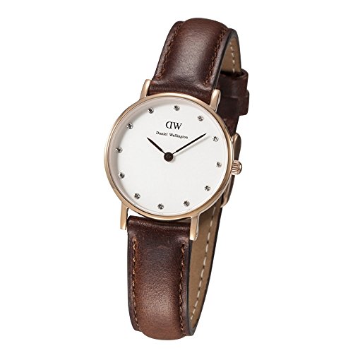 Daniel Wellington 丹尼尔惠灵顿 施华洛世奇水晶水钻皮带腕表0900DW