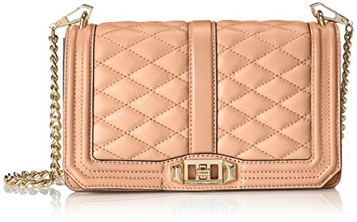 REBECCAMINKOFF Love 菱格纹女士单肩包