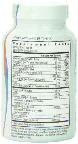 RAINBOW LIGHT Energy B-Complex 纯天然食物复合维生素B 90粒 