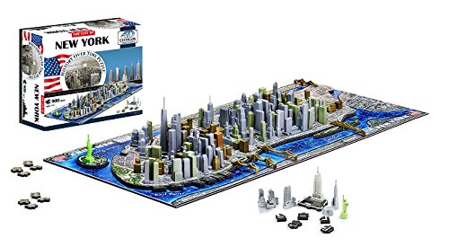 限prime会员： 4D New York City Skyline Time Puzzle 4D模型 纽约城 时间线版