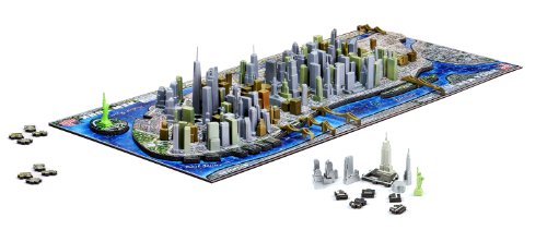 限prime会员： 4D New York City Skyline Time Puzzle 4D模型 纽约城 时间线版