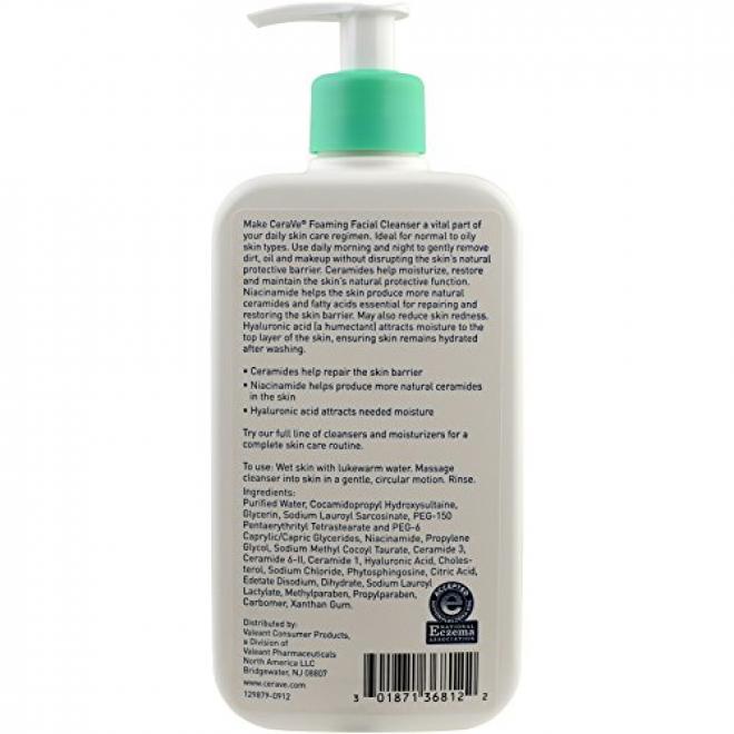 CeraVe 赛瑞薇 Foaming Facial Cleanser 泡沫洁面乳 355ml