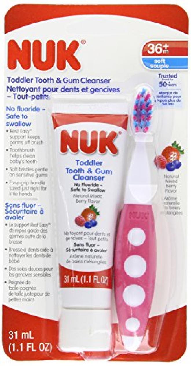 NUK Toddler Tooth 婴幼儿安全牙膏牙刷套装