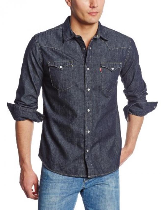 Levi’s 李维斯 男士牛仔衬衣