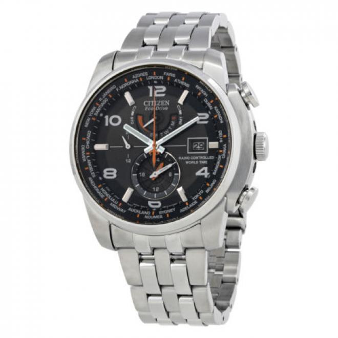 Citizen Eco Drive Stainless Steel Mens Watch AT9010-52E