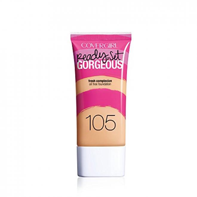 COVERGIRL Ready Set Gorgeous 清爽雾面粉底液105, 1 oz