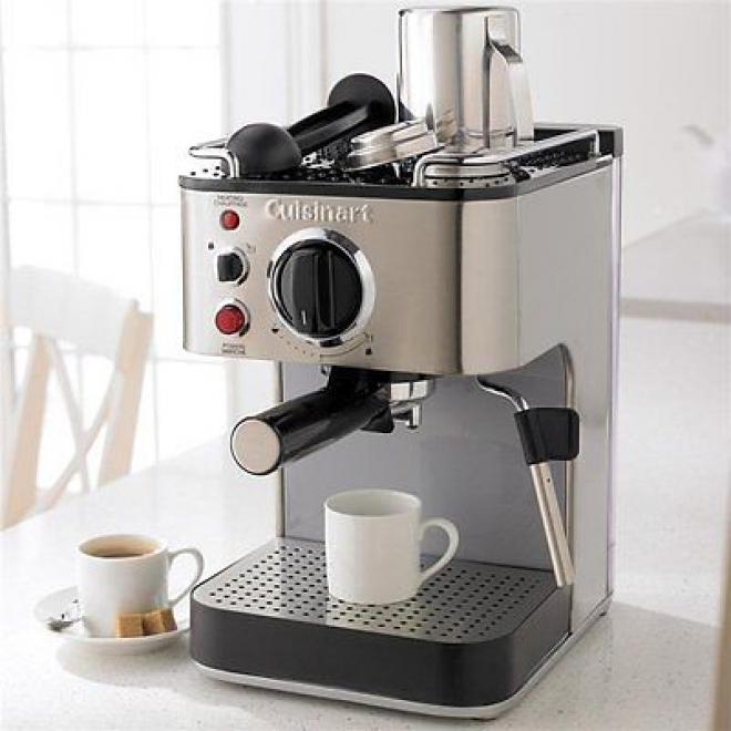 Cuisinart EM-100 15-Bar 不锈钢咖啡机 翻新