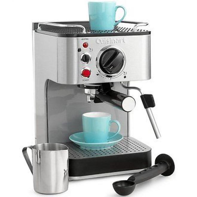 Cuisinart EM-100 15-Bar 不锈钢咖啡机 翻新