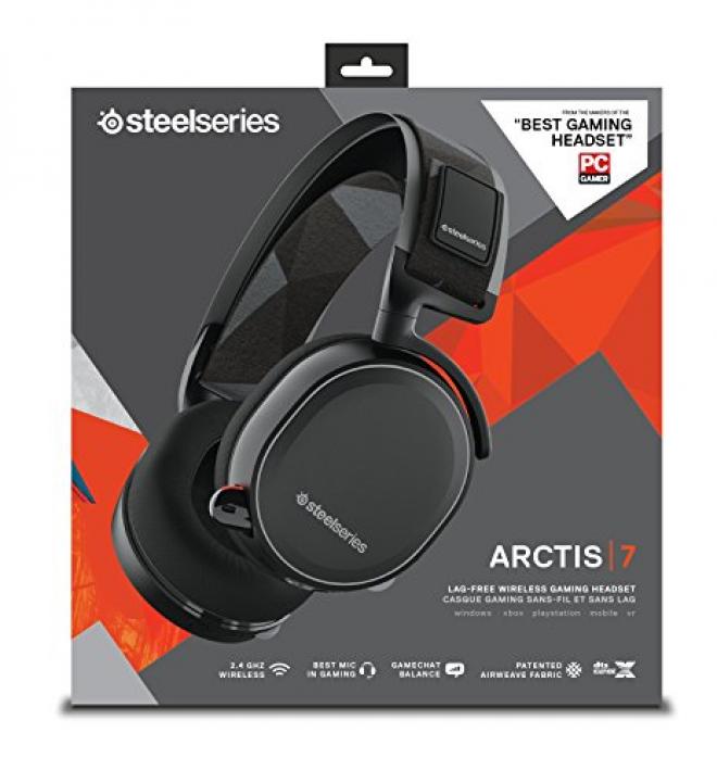 SteelSeries Arctis 7 无延迟无线电竞耳机 支持DTS Headphone:X 7.1环绕