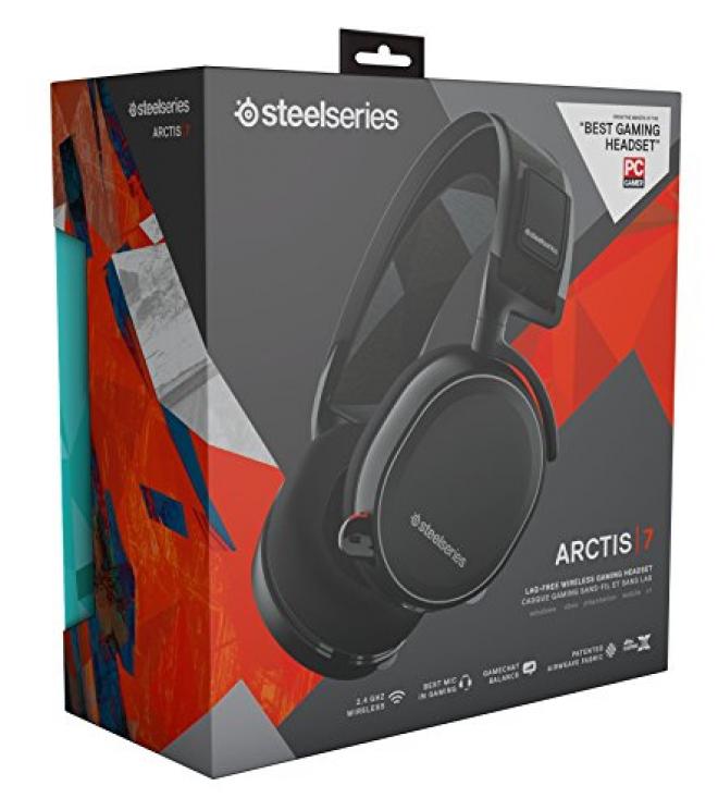 SteelSeries Arctis 7 无延迟无线电竞耳机 支持DTS Headphone:X 7.1环绕