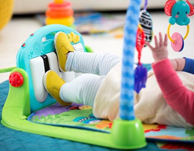 Fisher-Price 钢琴健身架/游戏毯