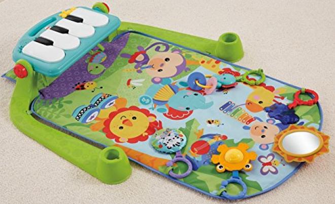 Fisher-Price 钢琴健身架/游戏毯