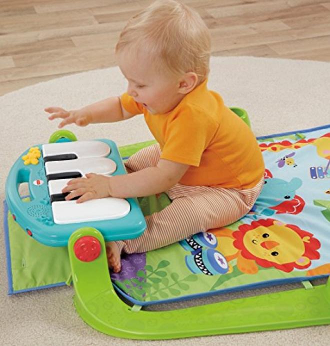 Fisher-Price 钢琴健身架/游戏毯