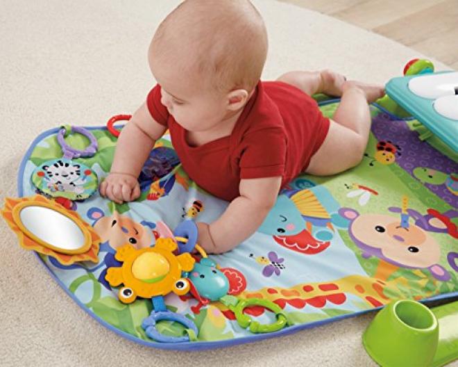 Fisher-Price 钢琴健身架/游戏毯