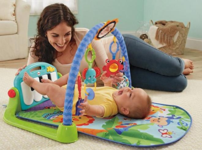 Fisher-Price 钢琴健身架/游戏毯