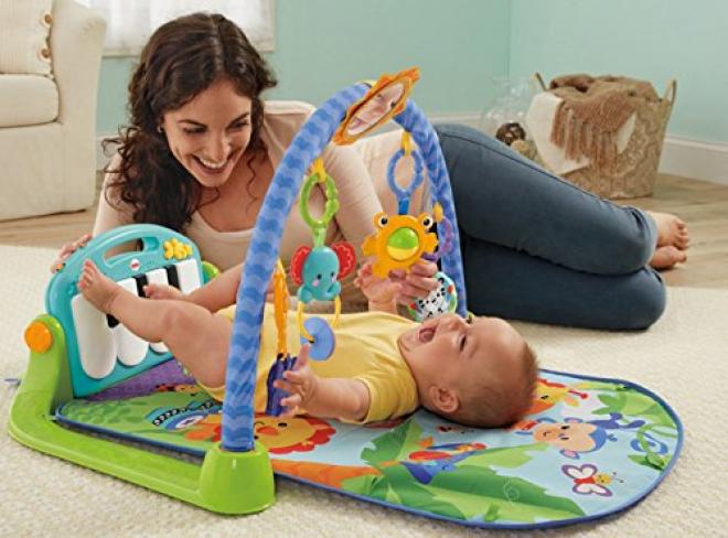 Fisher-Price 钢琴健身架/游戏毯