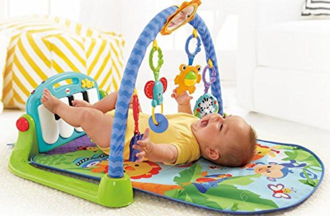 Fisher-Price 钢琴健身架/游戏毯