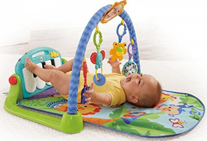 Fisher-Price 钢琴健身架/游戏毯