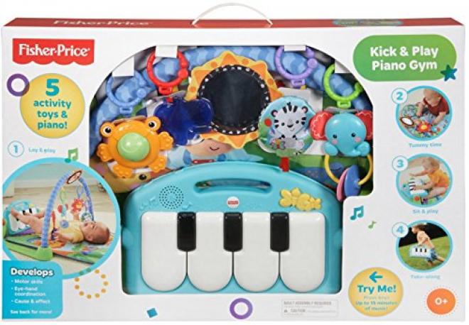 Fisher-Price 钢琴健身架/游戏毯