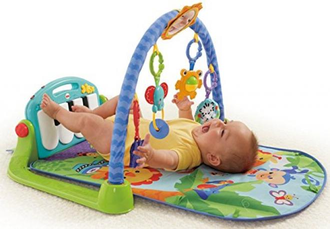 Fisher-Price 钢琴健身架/游戏毯