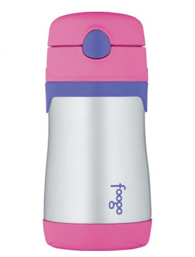 THERMOS FOOGO 膳魔师儿童不锈钢保温吸管杯