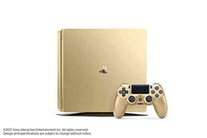降价预售：金色限定版Sony PlayStation PS4 Slim 1TB