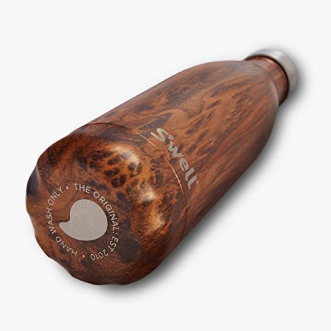 Swell Wood木纹系列 不锈钢保温瓶 17盎司