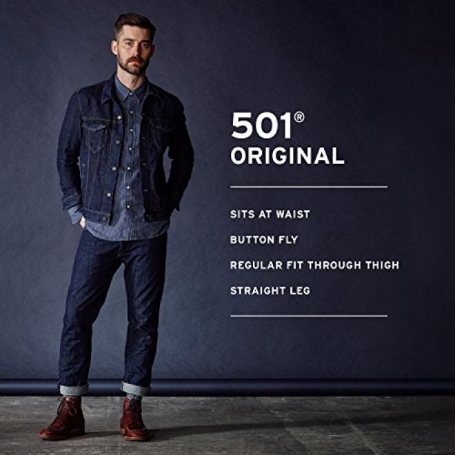 Levi's 李维斯 501 Original Fit 男士牛仔裤