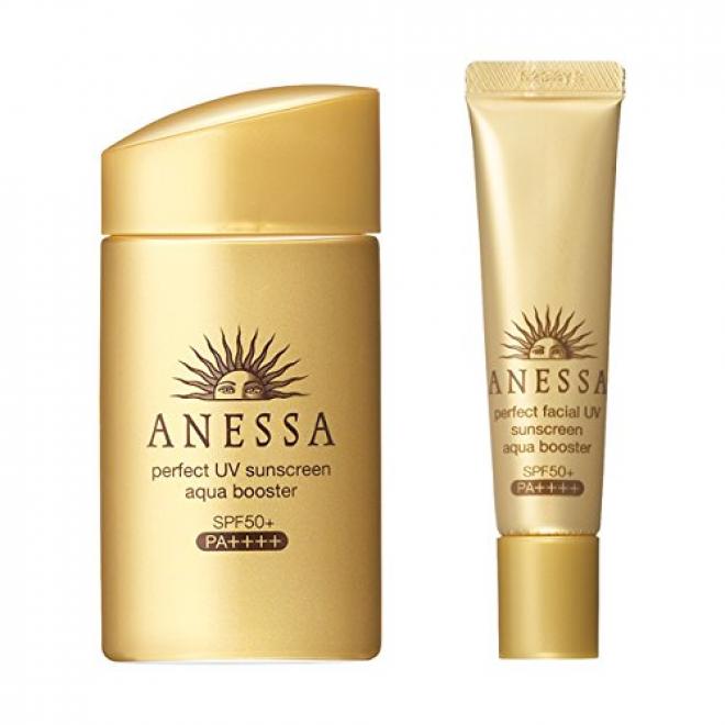 ANESSA 安耐晒 防晒露 60ml金瓶+15g面部专用