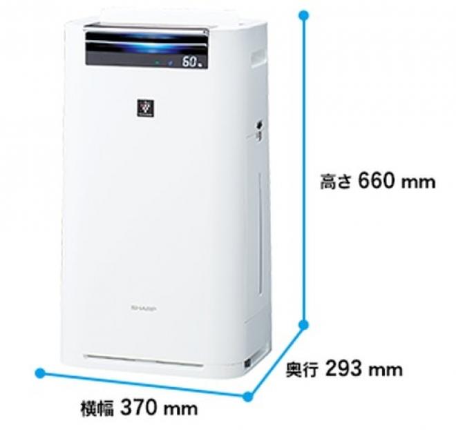 SHARP 夏普 KI-GS70-W 负离子加湿空气净化器 16叠