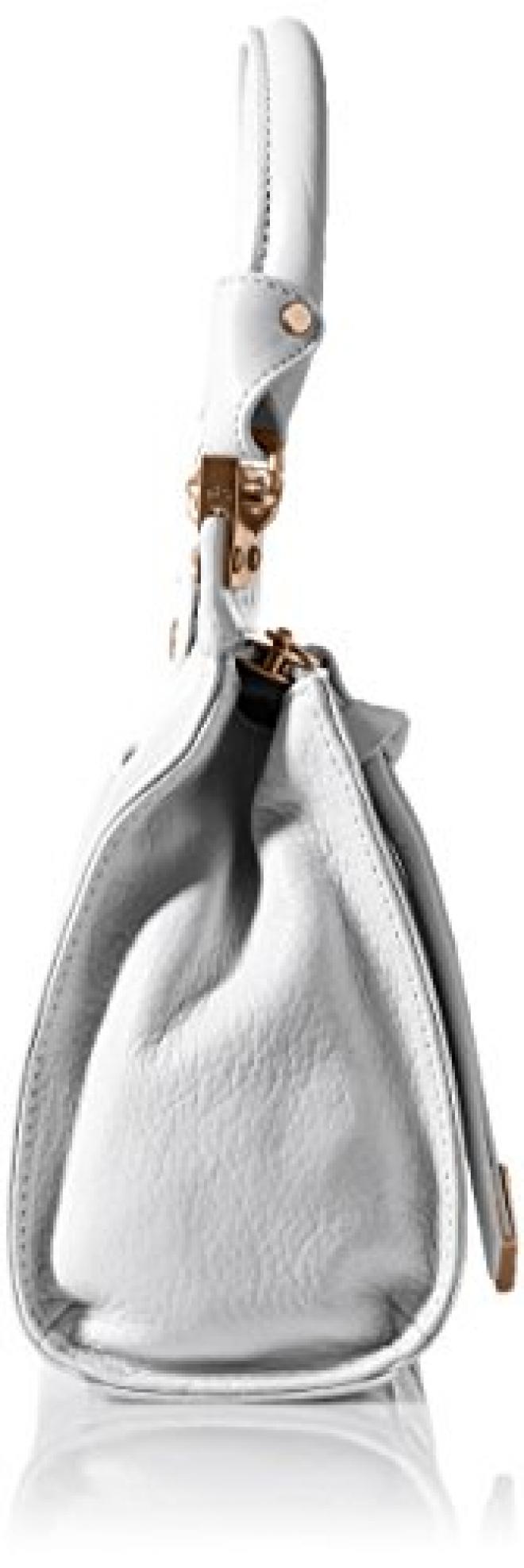 Foley + Corinna Dione Mini Messenger, White
