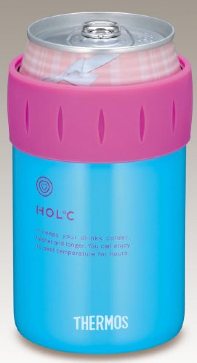 350ml THERMOS 膳魔师 JCB-351-BL 易拉罐保冷杯 蓝色