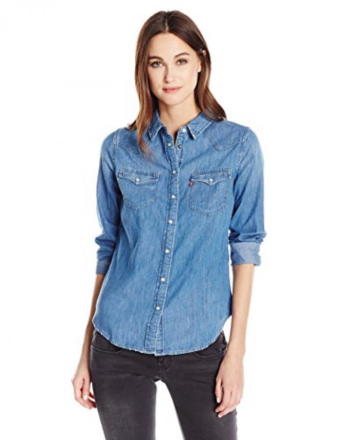 Levi's Tailored 女士经典牛仔衬衣