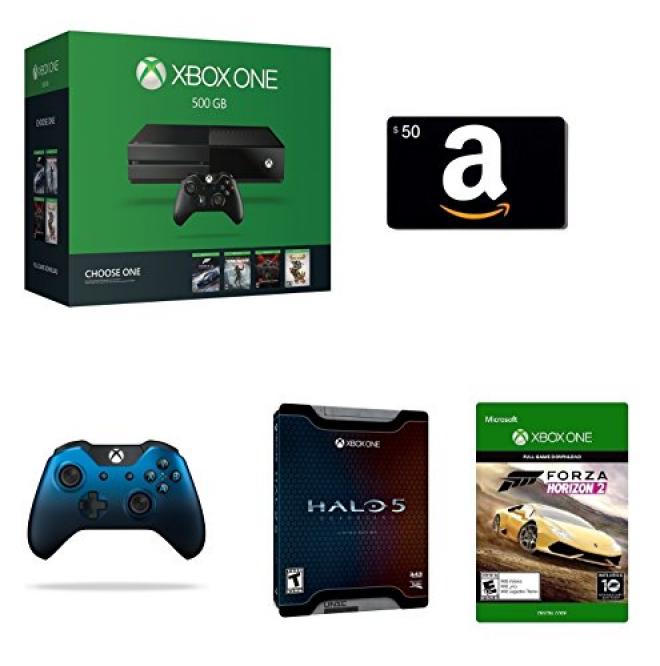 Prime会员专享： Xbox One 500GB（送4选1游戏）