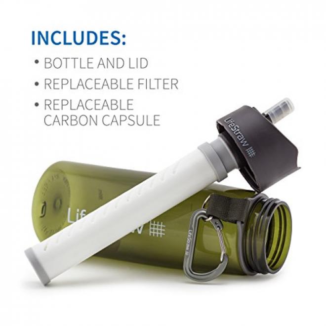LifeStraw 生命吸管 LifeStraw Go 过滤水壶 650ml