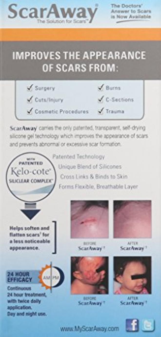 ScarAway 舒可薇 Patented Kelo-cote Technology 疤痕修复凝胶 20g
