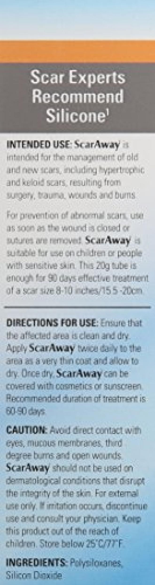 ScarAway 舒可薇 Patented Kelo-cote Technology 疤痕修复凝胶 20g