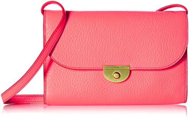 FOSSIL Margot Mini 女士真皮斜挎包