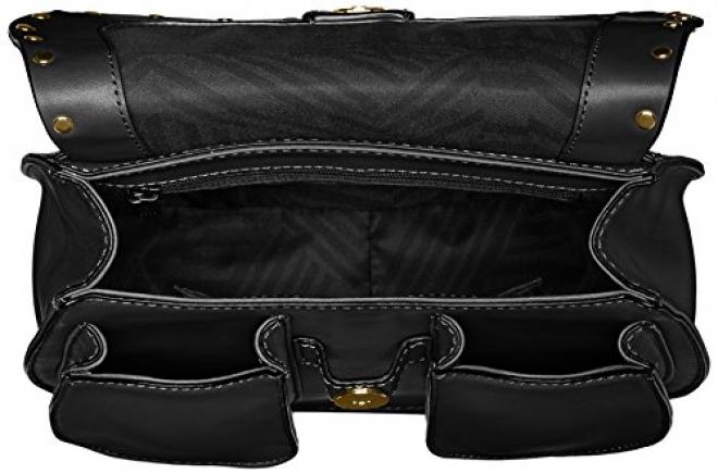 REBECCA MINKOFF BIKER SADDLE 女士真皮铆钉马鞍包