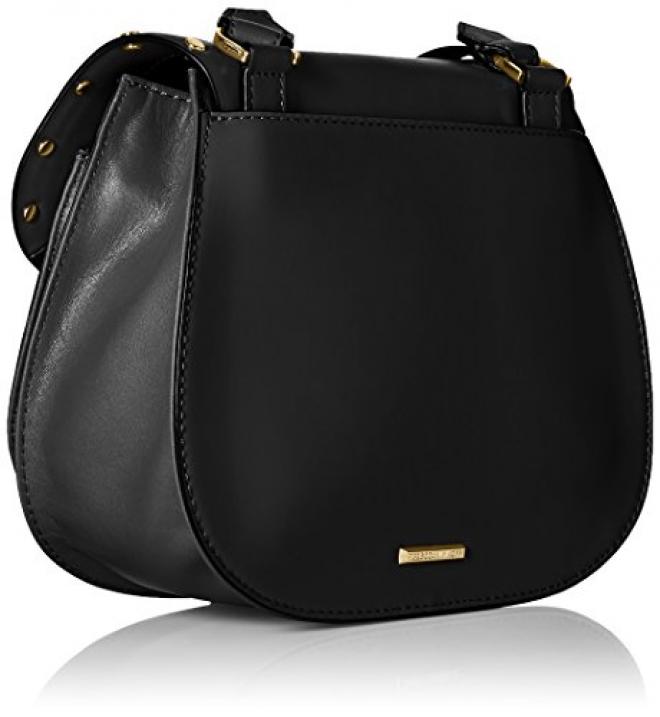 REBECCA MINKOFF BIKER SADDLE 女士真皮铆钉马鞍包